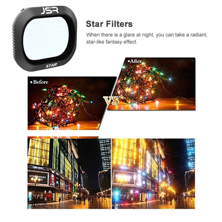 JSR Drone STAR Effect Lens Filter for DJI MAVIC 2 Pro, STAR Filter JSR Drone STAR Effect Lens Filter for DJI MAVIC 2 Pro, STAR Filter